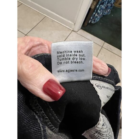 adriano goldschmied jeans womens The Belle Petite Flare Low Rise Sz 27 R - Picture 6 of 7